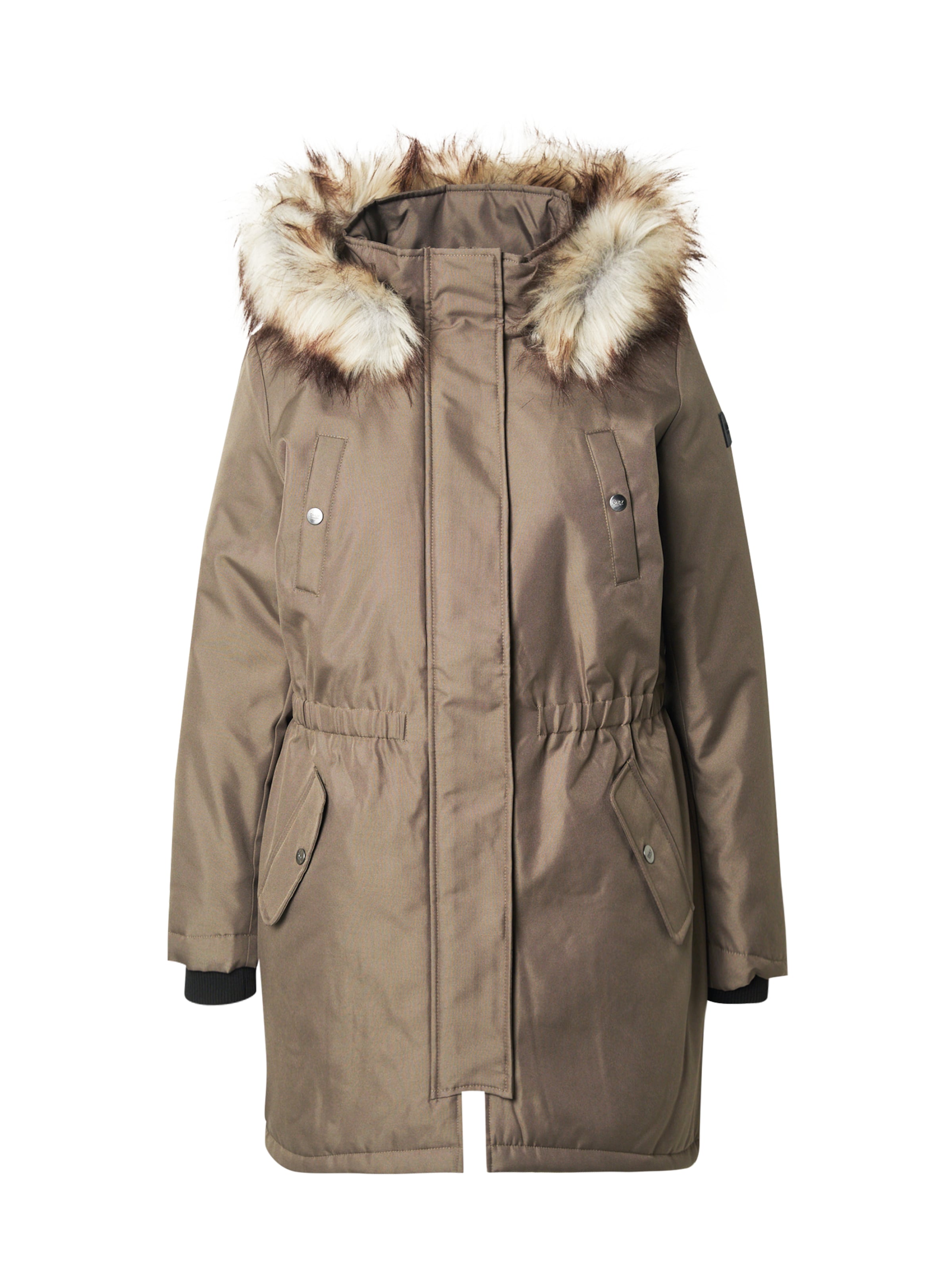 ONLY Carmakoma kWinterparka 'Irena' in Grau: Vorderseite