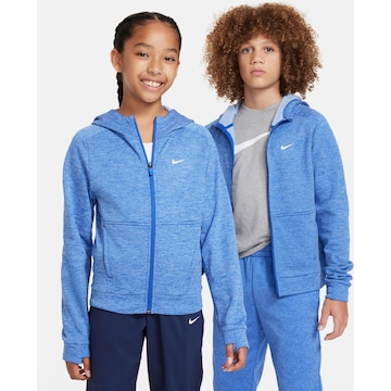 NIKE Sportsweatjacke in Blau