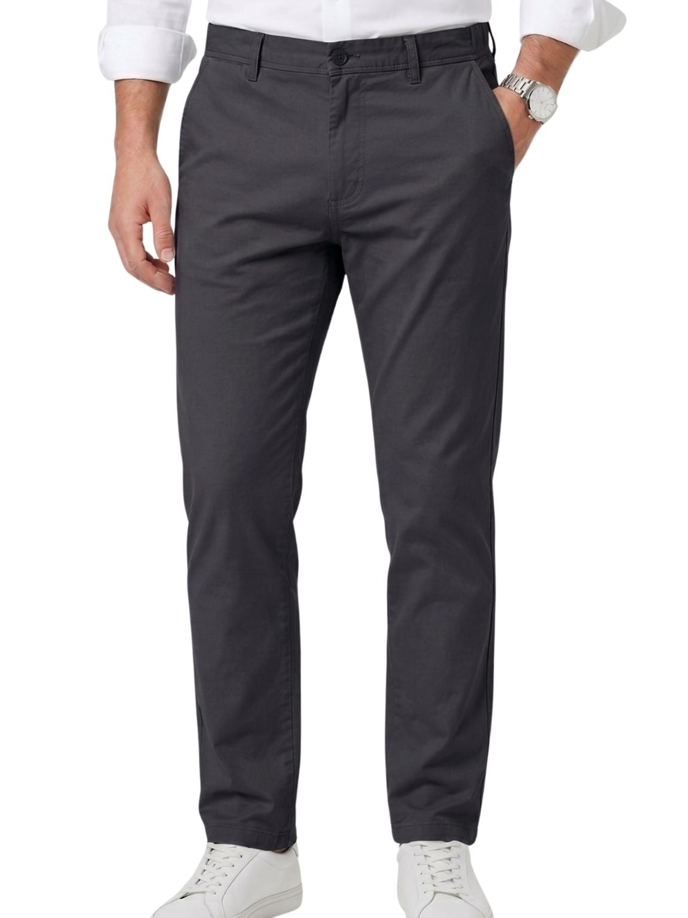 comeor Chino Pants 'Chinohose Herren' in 30 in Black, Item view