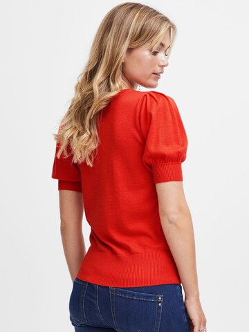 Fransa Sweater 'ZUBASIC' in Red