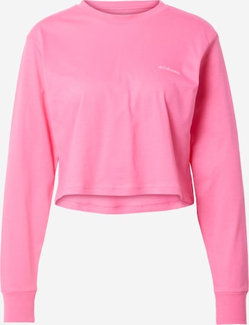 COLUMBIA Performance Shirt 'North Cascades' in Pink: front