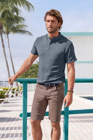 JOHN DEVIN Poloshirt in Grau