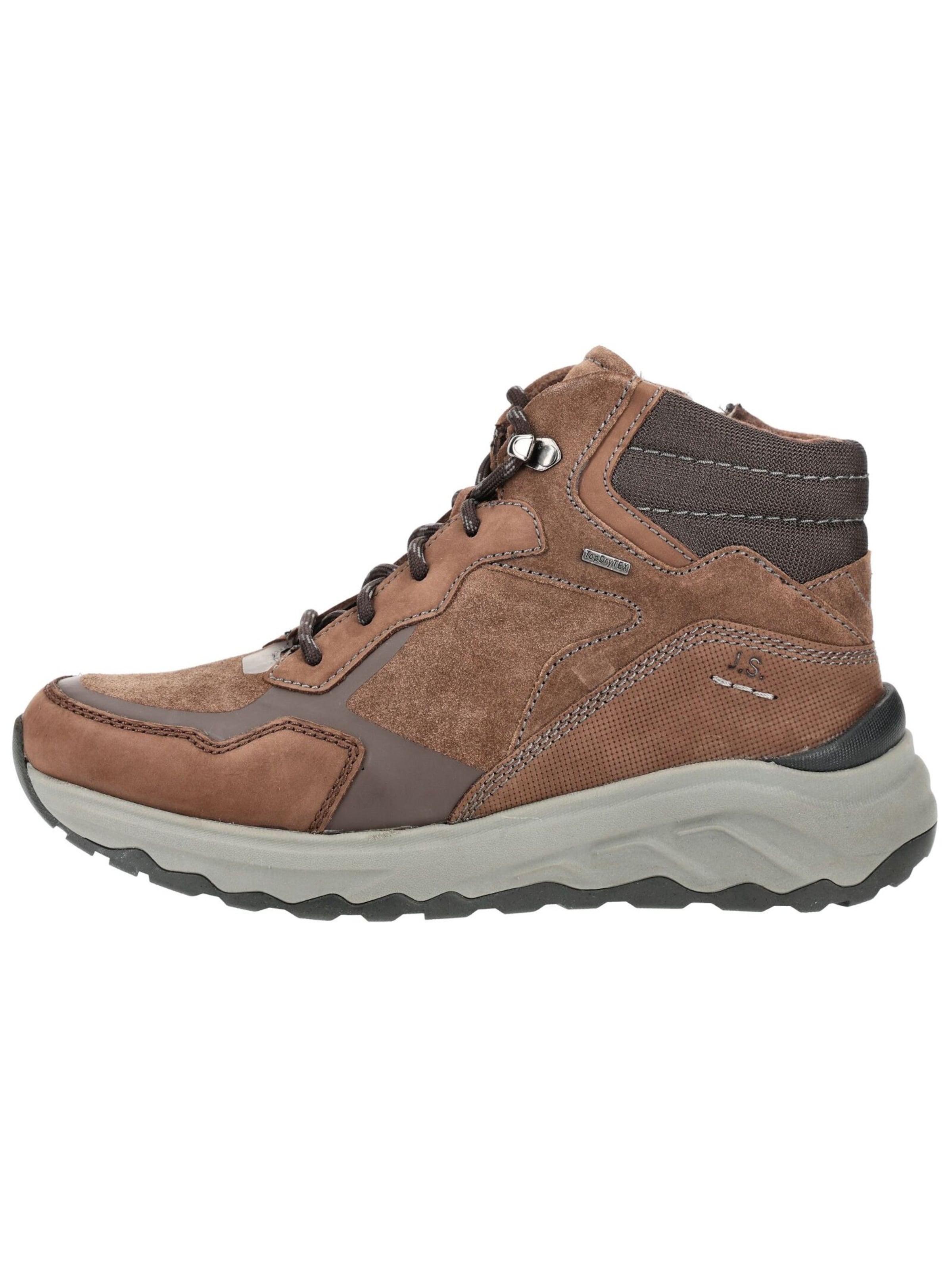 Bottines à lacets JOSEF SEIBEL en marron : sur le côté