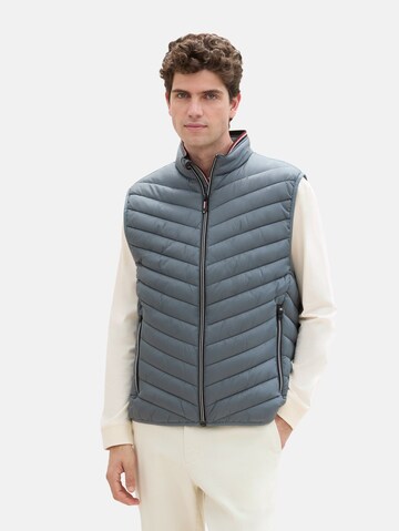 TOM TAILOR Weste in Grau