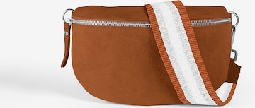 Sacs banane 'ELVA medium' lePelou en marron : devant