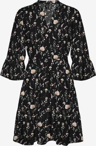 Vero Moda Curve - Vestido camisero 'VERA' en negro: frente