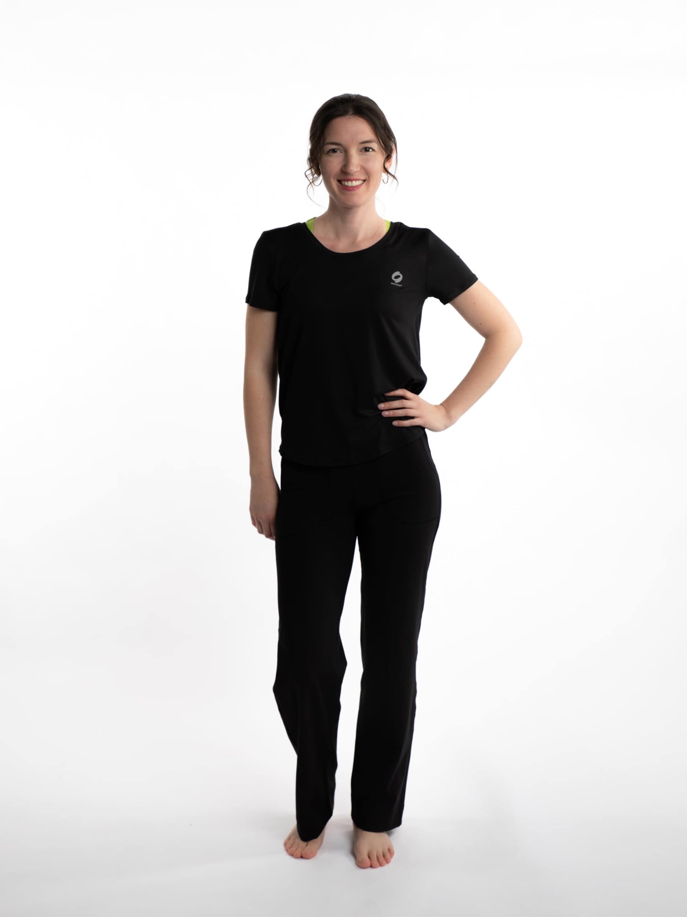mymotus Funkční tričko 'mymotus®, ladies, relaxed T-Shirt, jet black YW21NOS' – černá