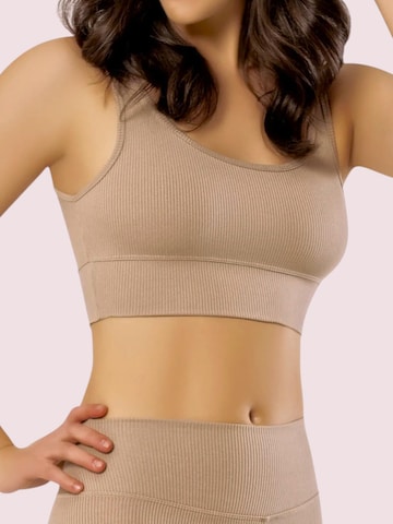 fashionshowcase Sporttop 'FlexiFit' in Beige