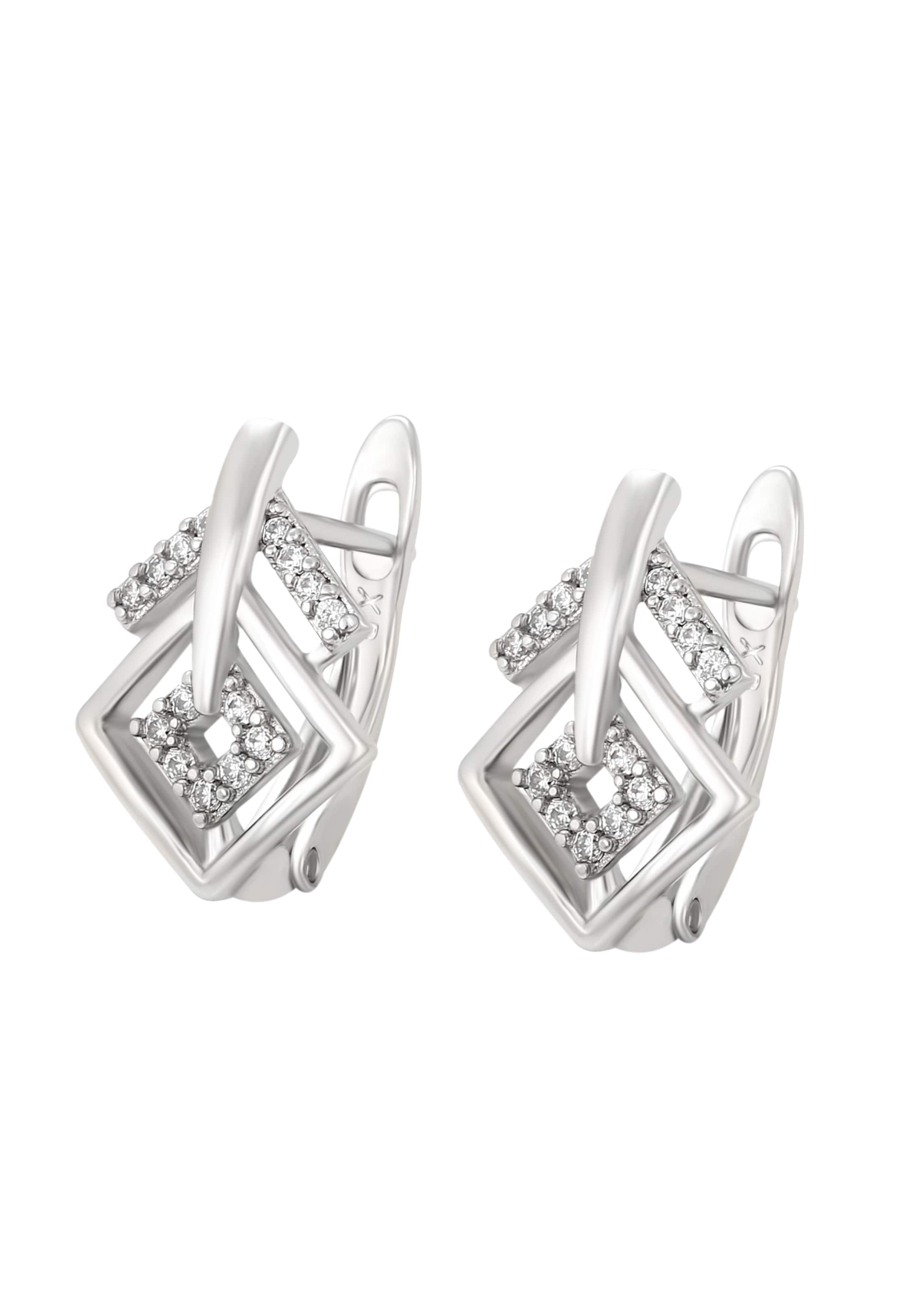 Gaya Boucles d'oreilles en argent, Vue avec produit