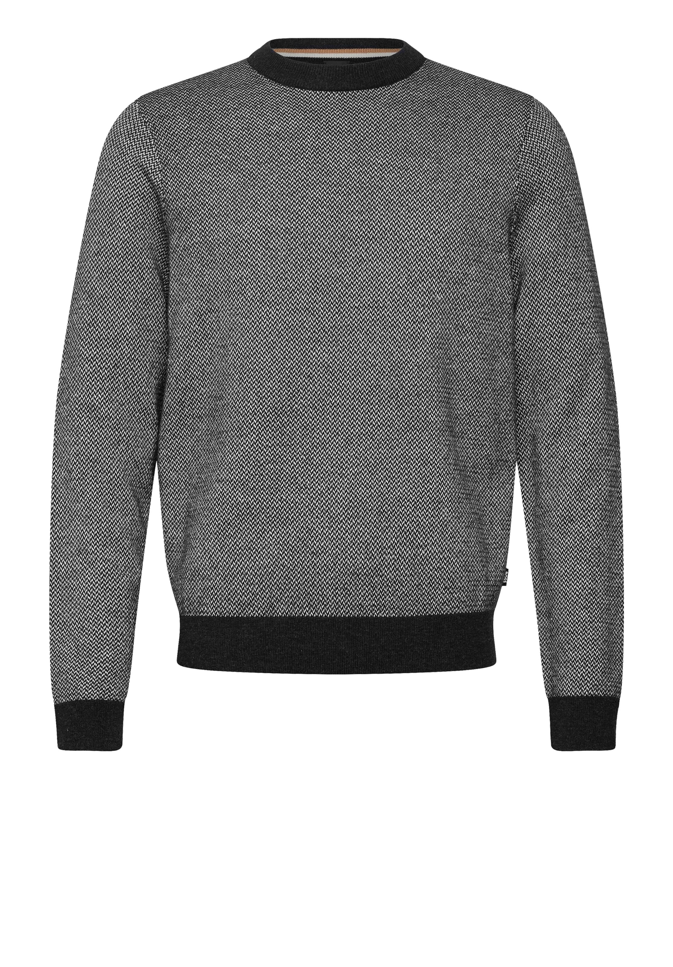 BOSS Pullover 'H-Hestro' in Schwarz: Vorderseite