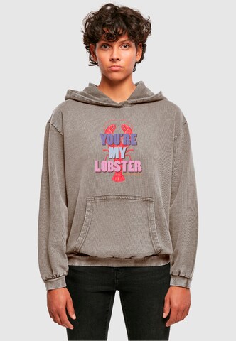 ABSOLUTE CULT Sweatshirt 'Friends - My Lobster' in Grau: predná strana
