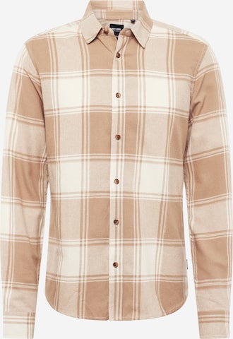 Only & Sons Overhemd 'ONSGudmund' in Beige: voorkant