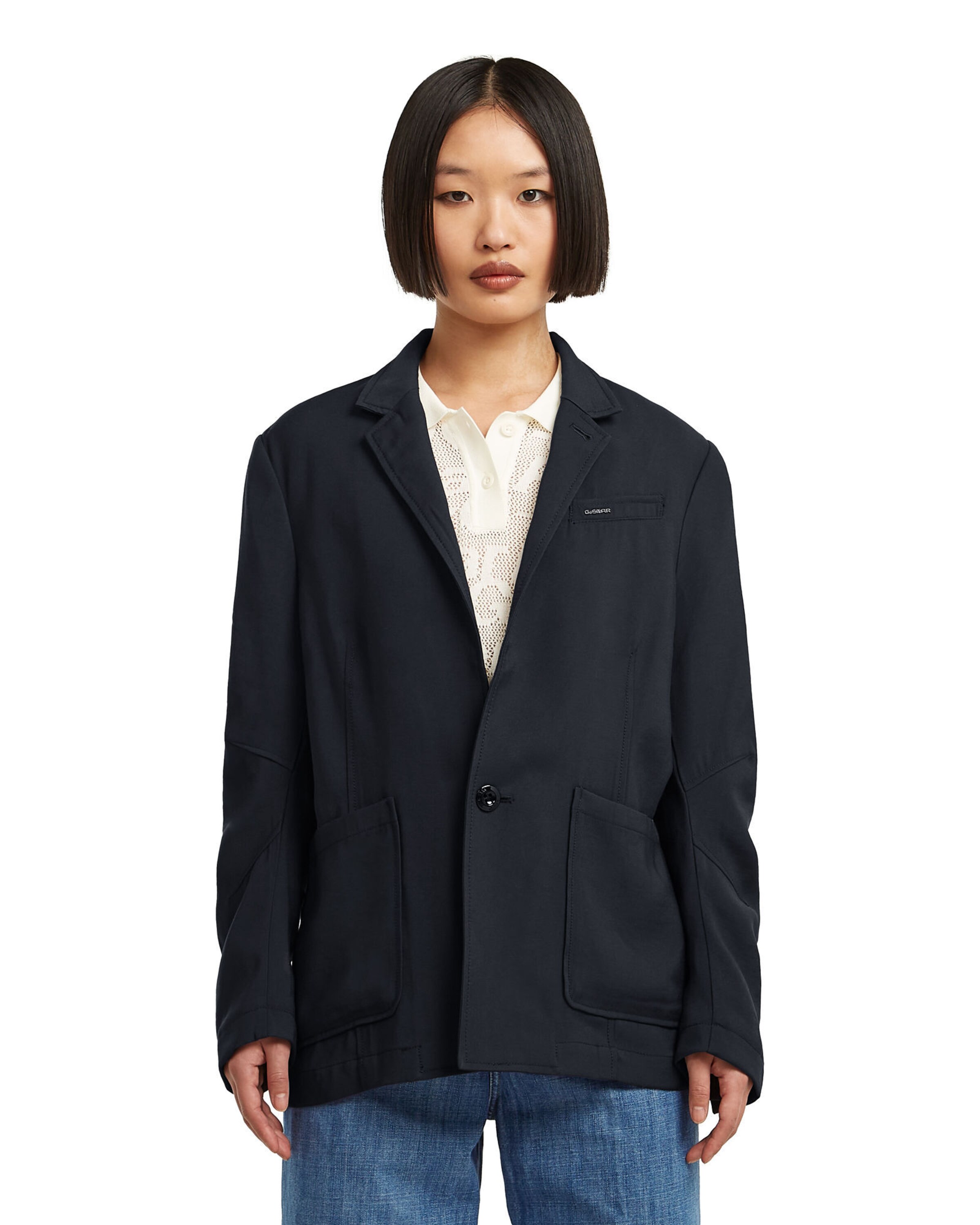 G-STAR Blazers in Blauw: voorkant