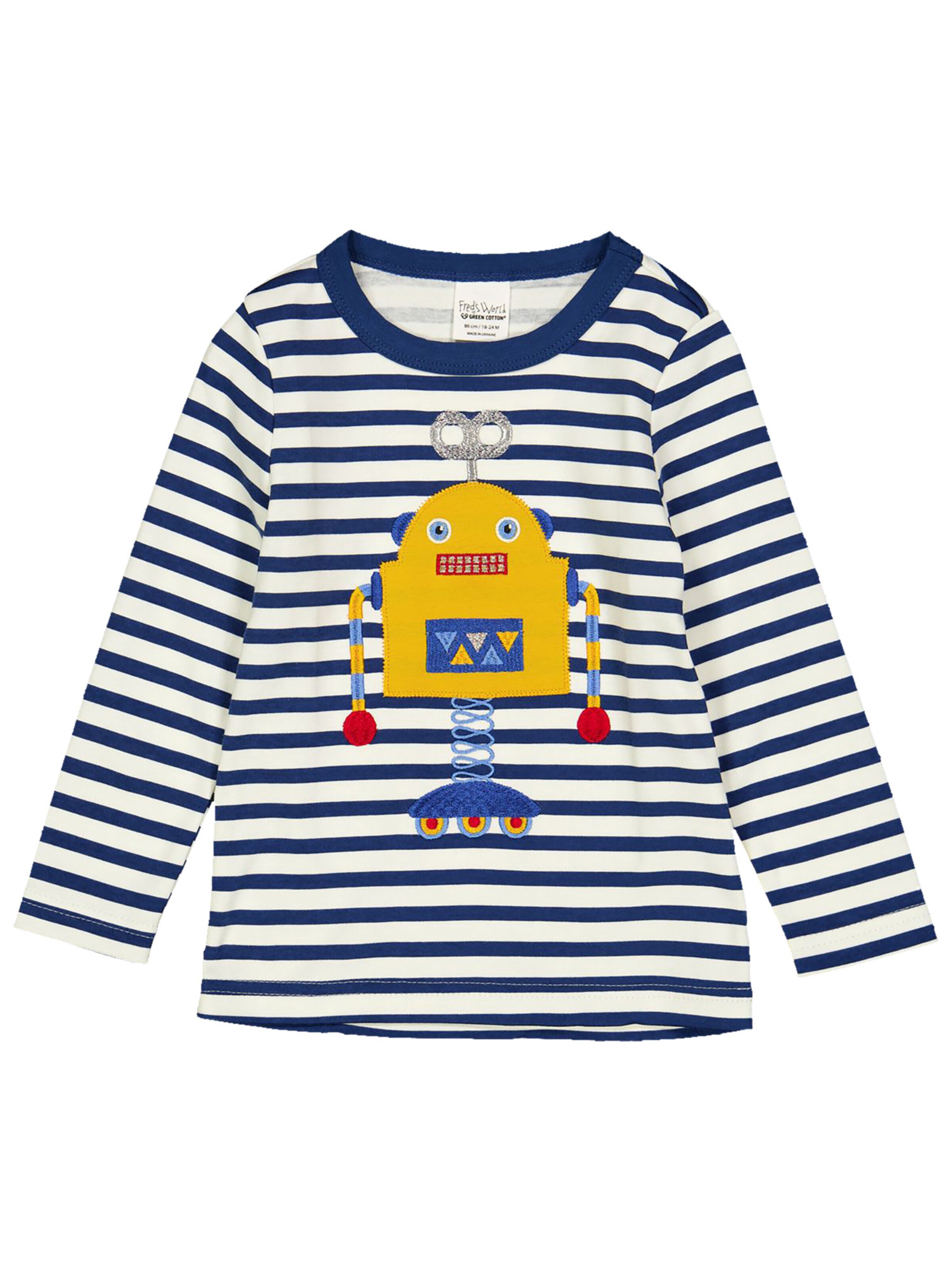 Fred's World by GREEN COTTON Shirt in Blau: Vorderseite