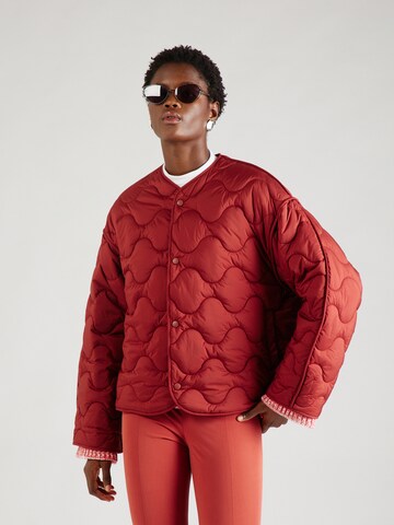 HUGO Prehodna jakna 'Flina-1' | rdeča barva: sprednja stran