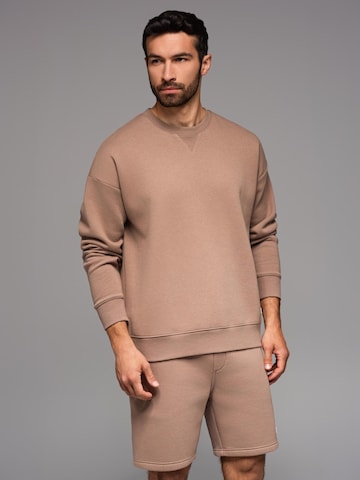 Ombre Sweatshirt i brun