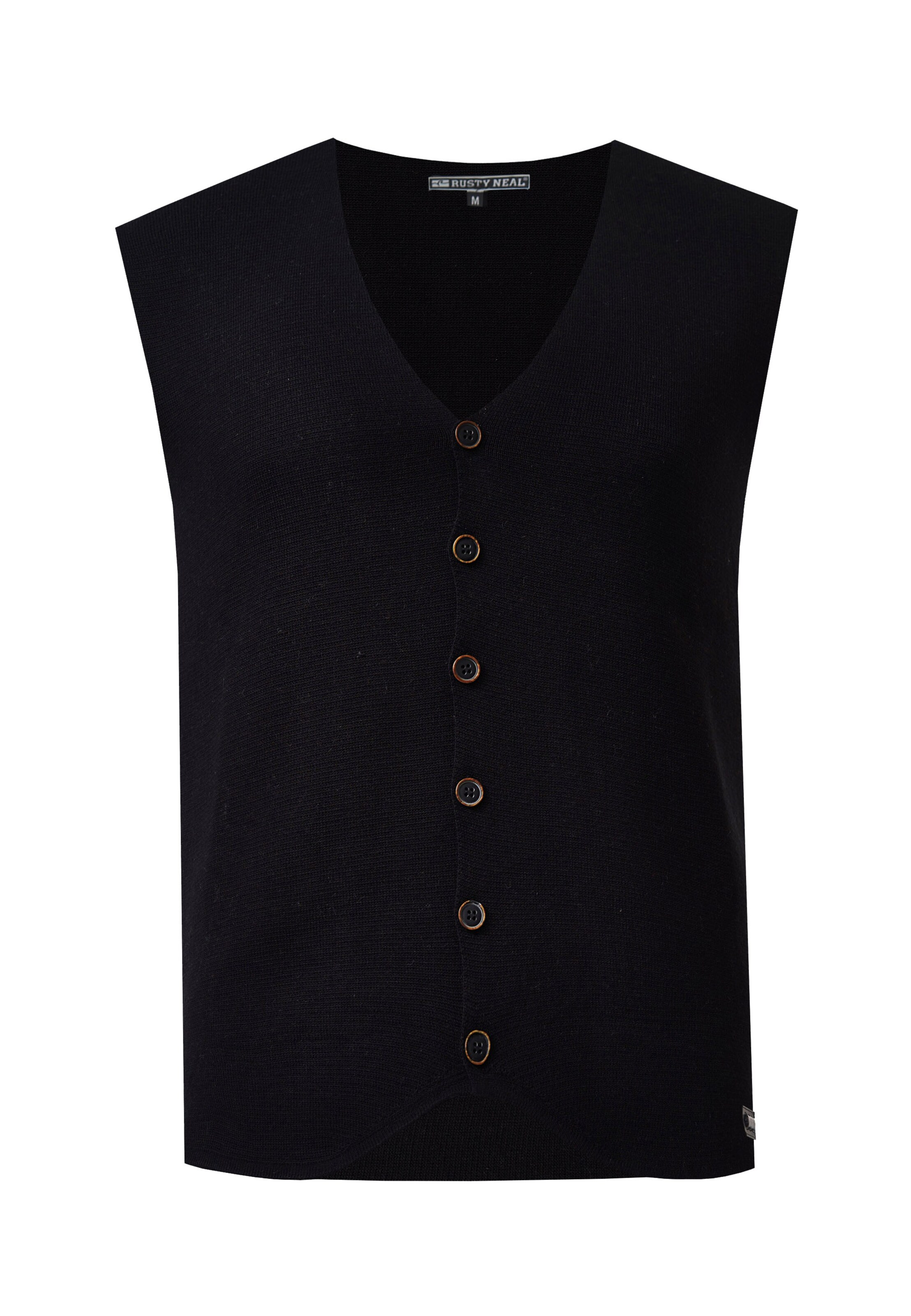 Rusty Neal Slim fit Button Up Shirt in Black