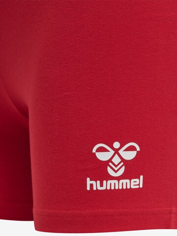Hummel Skinny Sportunterhose in Rot