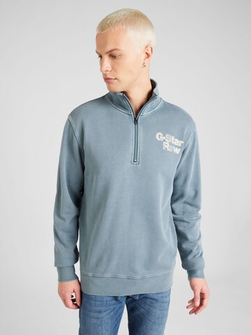 G-Star RAW Sweatshirt in Blue: front