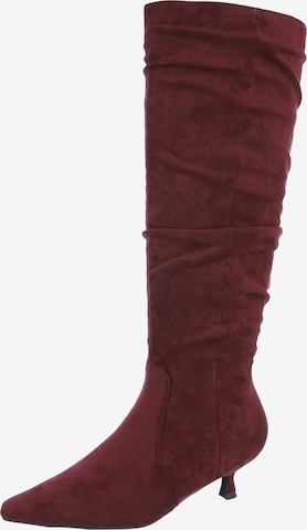 Ital-Design Stiefel in Rot: Vorderseite