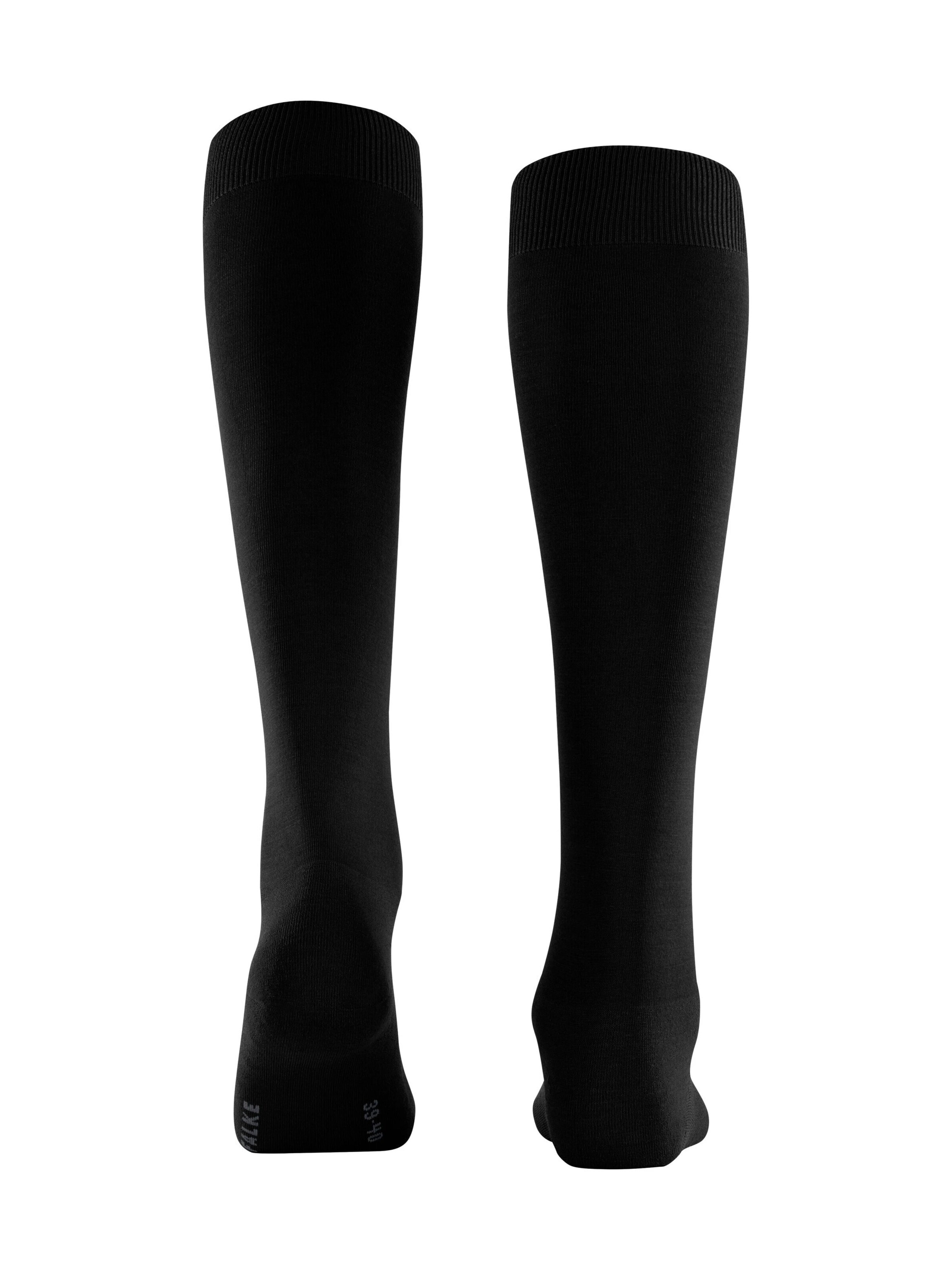 FALKE Knee High Socks 'ClimaWool' in Black