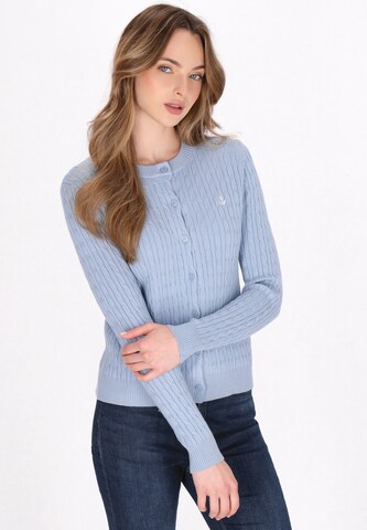 DreiMaster Maritim Gebreid vest in Blauw