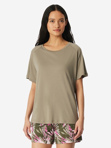 SCHIESSER Pajama 'Modern Nightwear' in Green