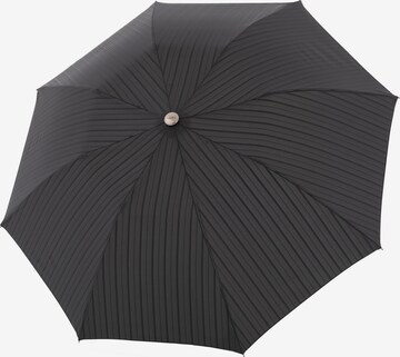 Doppler Manufaktur Umbrella in Black: front