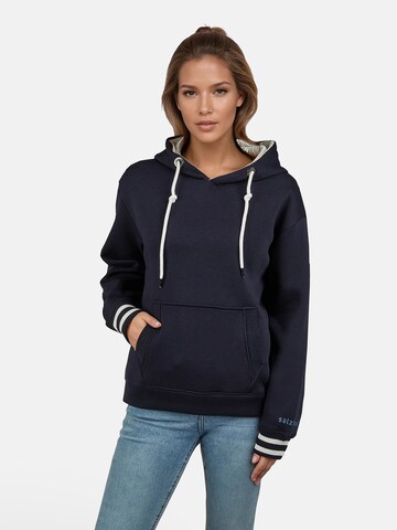 salzhaut Sweatshirt 'ÜLKEN' in Blue: front