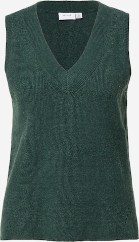 Gilet in maglia 'RIL' di VILA in verde: frontale