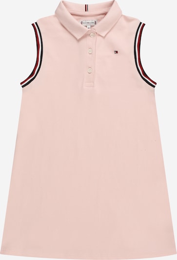 TOMMY HILFIGER Kleid 'CLASSIC' in pastellpink / rot / schwarz / weiß, Produktansicht