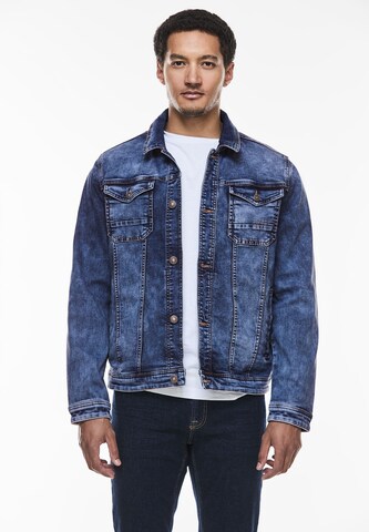 Street One MEN Between-Season Jacket in Blue: front