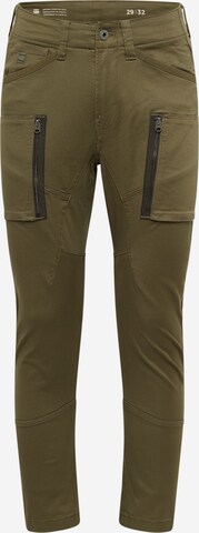 Tapered Pantaloni cargo di G-Star RAW in verde: frontale