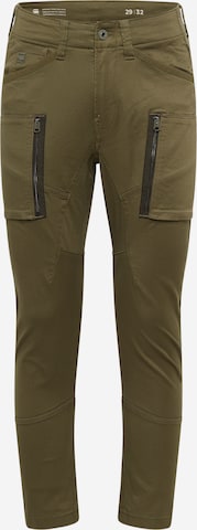 G-Star RAW Tapered Cargobroek in Groen: voorkant