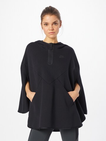 Nike Sportswear Cape in Zwart: voorkant