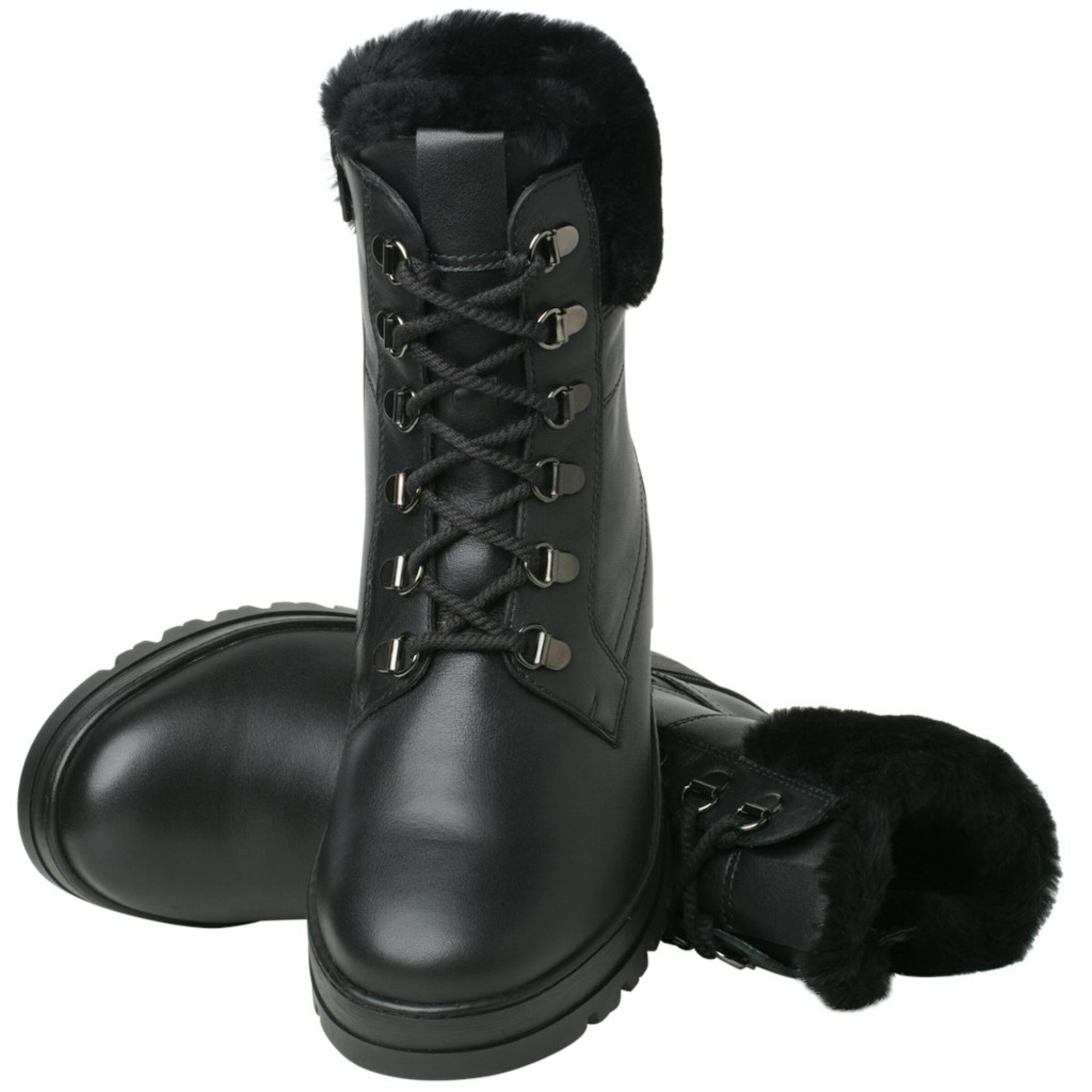 Ganter Veterlaarzen in Zwart