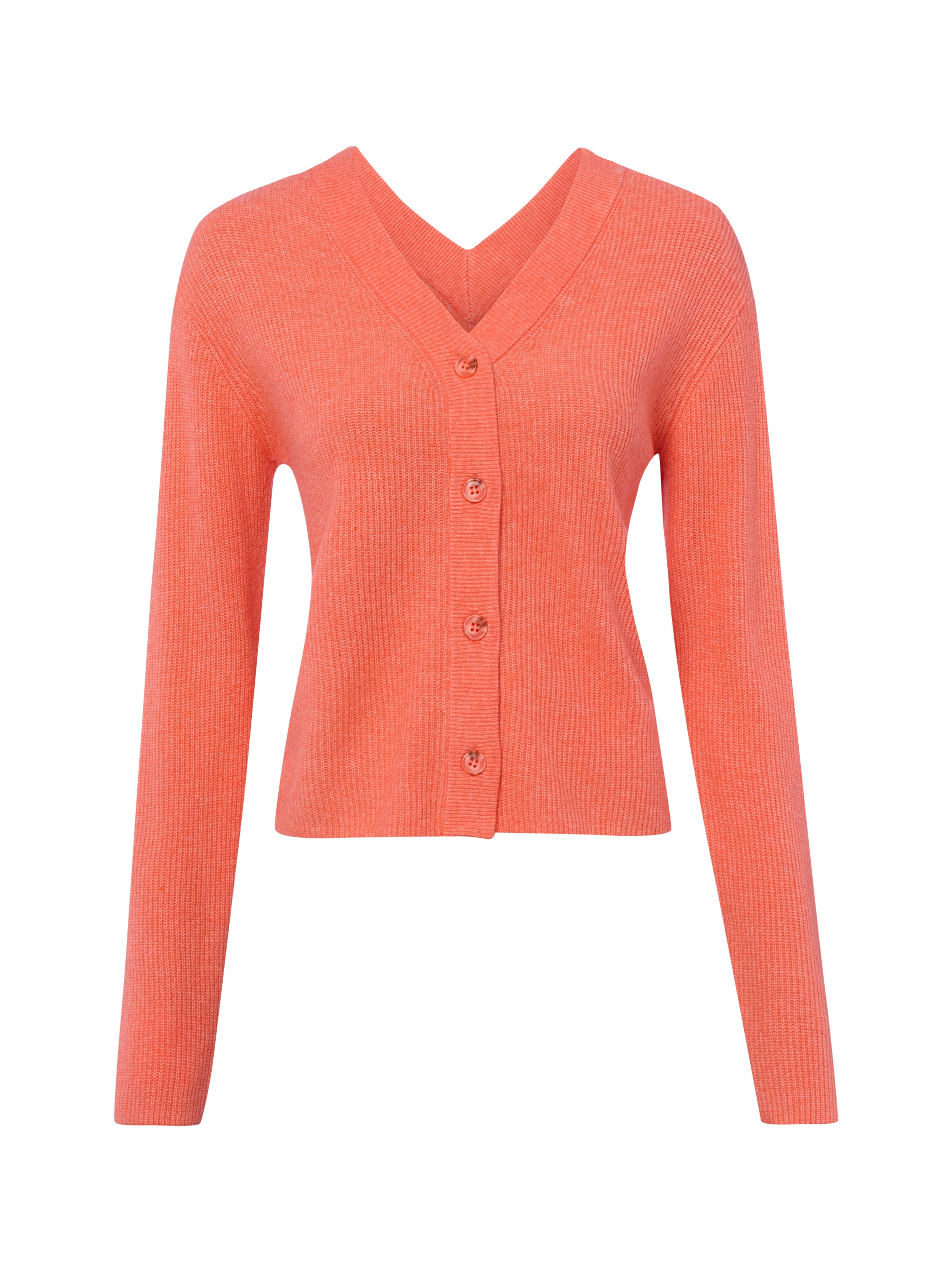 mbym Strickjacke 'Asato' in Orange: Vorderseite