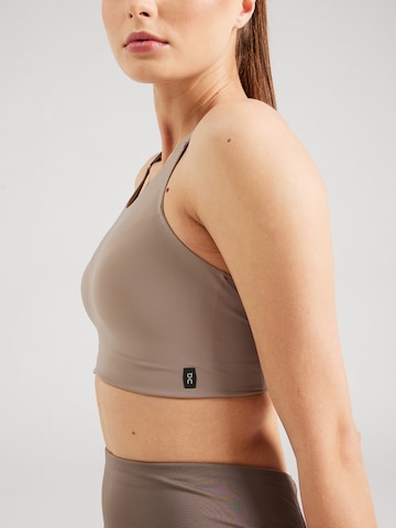 Bustino Reggiseno sportivo 'Endurance' di On in grigio