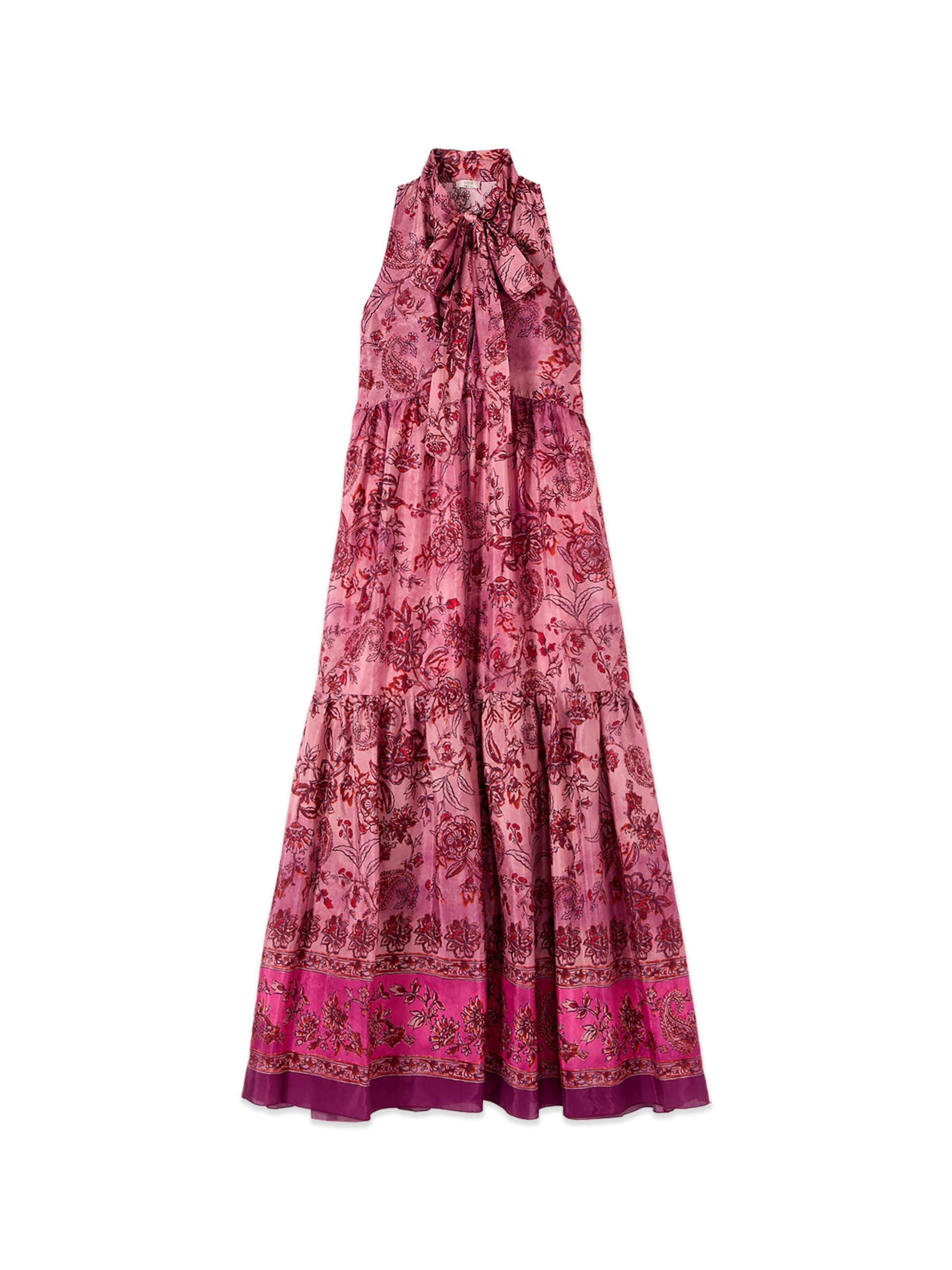 Abito di oltre in rosa: frontale