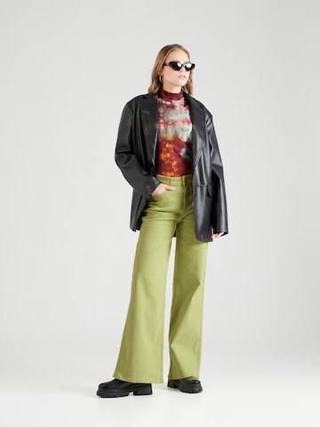 Fabienne Chapot Wide Leg Jeans 'Thea' in Grün