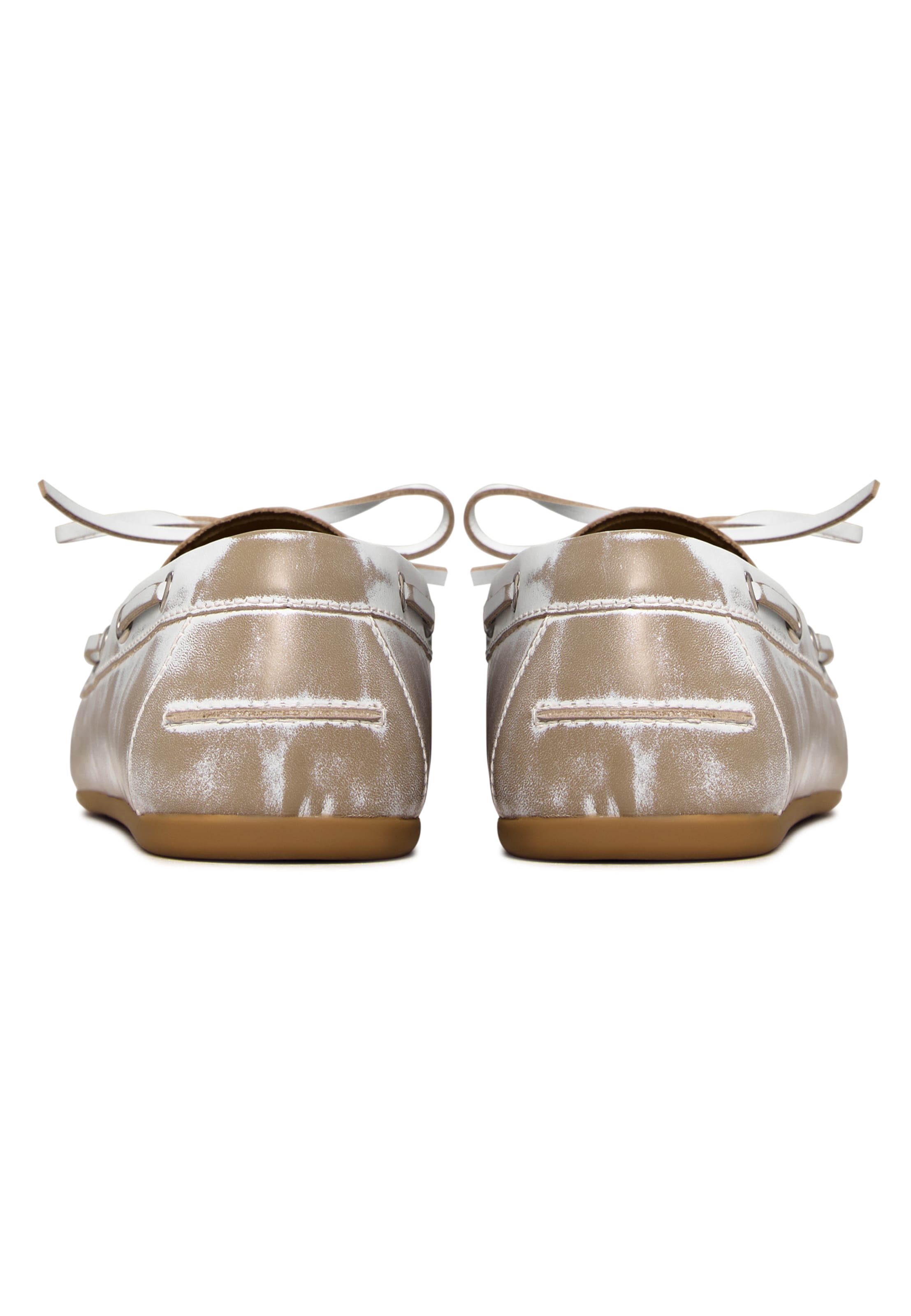 Mocassin CESARE GASPARI en blanc