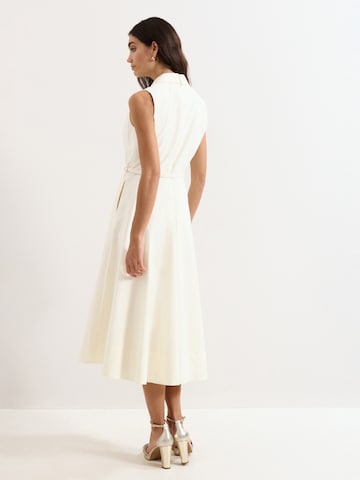Phase Eight Dress in White: back
