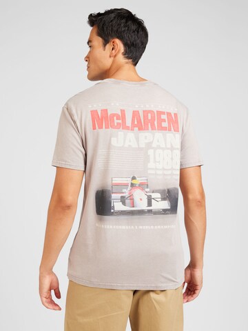 HOLLISTER - Camiseta 'JAPAN MCLAREN' en beige: frente