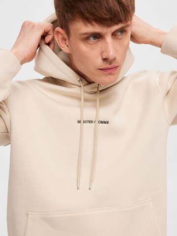 SELECTED HOMME Sweatshirt 'HANKIE' i beige