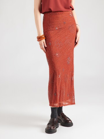 VERO MODA - Falda 'VMCara' en marrón: frente