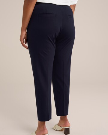 Slimfit Pantaloni con piega frontale di WE Fashion in blu