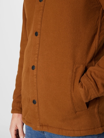 TOM TAILOR Between-Season Jacket in Brown