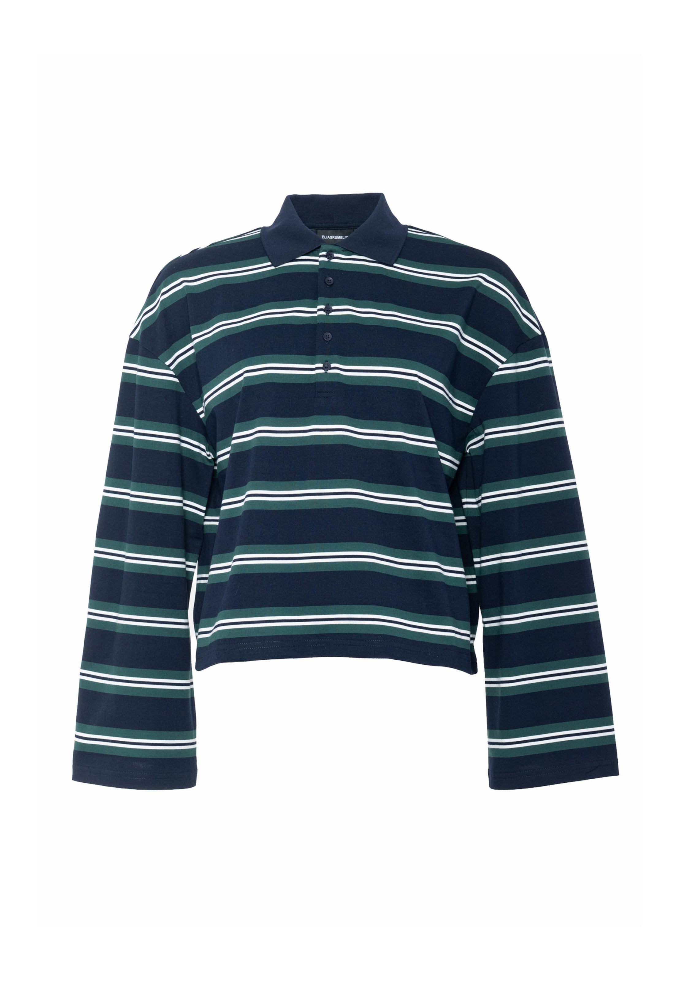 Elias Rumelis T-shirt 'Perlina' en L en bleu marine / vert foncé / blanc, Vue avec produit