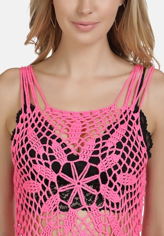 Top in maglia di IZIA in rosa