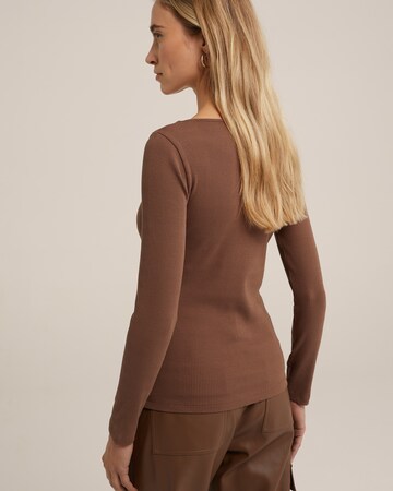 WE Fashion Shirt in Braun